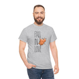 Fall In Love Design Unisex Heavy Cotton Tee
