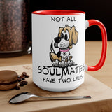 Beagle Soulmates Two-Tone Coffee Mugs, 15oz | The Bloodhound Shop