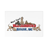 West Coast Bloodhounds 2021 Logo Postcards (7 pcs)