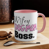 Wifey Dog Mom Boss FBC Accent Mug