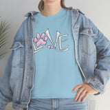 Paw Love Unisex Heavy Cotton Tee