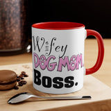 Wifey Dog Mom Boss FBC Accent Mug
