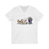 The Bern With Hounds FBC Unisex Jersey Short Sleeve V-Neck Tee