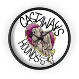 Castaways Hounds Wall clock