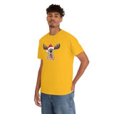 Christmas Moose Hound Unisex Heavy Cotton Tee