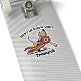 Trumpet Best In Show Kiss-Cut Stickers | The Bloodhound Shop