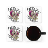 Castaways Hounds Corkwood Coaster Set