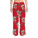 Christmas Moose Hound Women's Pajama Pants (AOP) | The Bloodhound Shop