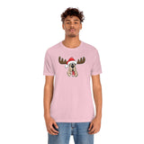 Christmas Moose Hound Bella Canvas Unisex Jersey Short Sleeve Tee | The Bloodhound Shop