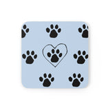 Paws With A Heart FBC Corkwood Coaster Set