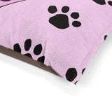 Paw Print FBC Pink Pet Bed