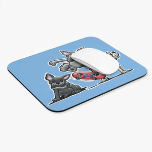 Three Frenchies Mouse Pad (Rectangle)