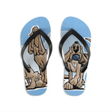 Bloodhound FBC design Unisex Flip-Flops