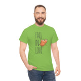 Fall In Love Design Unisex Heavy Cotton Tee | The Bloodhound Shop