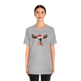 Christmas Moose Hound Bella Canvas Unisex Jersey Short Sleeve Tee | The Bloodhound Shop