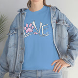 Paw Love Unisex Heavy Cotton Tee