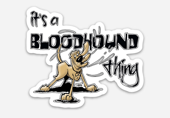 Bloodhound Thing 3x3 Magnet - The Bloodhound Shop