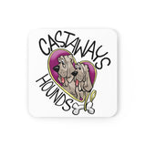 Castaways Hounds Corkwood Coaster Set