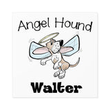 Angel Hound Walter Square Stickers, Indoor\Outdoor | The Bloodhound Shop