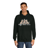 Three Red Hounds Unisex College Hoodie | The Bloodhound Shop