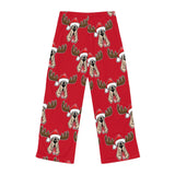 Christmas Moose Hound Women's Pajama Pants (AOP)