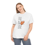 Fall In Love Design Unisex Heavy Cotton Tee