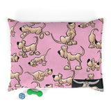 The Original Pink Bloodhound Custom Pet Bed