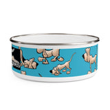 2021 Bloodhound Aqua FBC Enamel Bowl