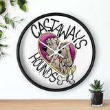 Castaways Hounds Wall clock