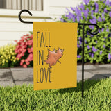 Fall In Love Design Garden & House Banner | The Bloodhound Shop