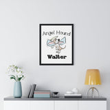 Angel Hound Walter Premium Framed Vertical Poster