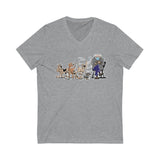 The Bern With Hounds FBC Unisex Jersey Short Sleeve V-Neck Tee