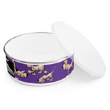 2021 Bloodhound FBC Purple Enamel Bowl