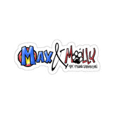 Max & Molly Comic Logo FBC 2021 KIss-Cut Stickers