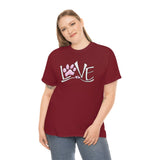 Paw Love Unisex Heavy Cotton Tee | The Bloodhound Shop