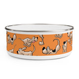 2021 Bloodhound Orange FBC Enamel Bowl