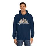 Three Red Hounds Unisex College Hoodie | The Bloodhound Shop