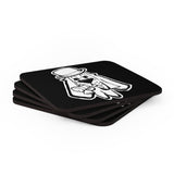 Bowler Hat & Cigar Hound FBC Cork Back Coaster