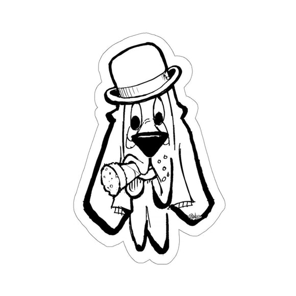 Bowler Hat & Cigar Hound FBC Kiss-Cut Stickers