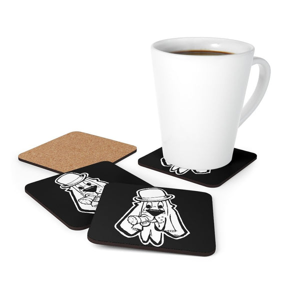 Bowler Hat & Cigar Hound FBC Cork Back Coaster