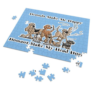 2021 Hounds Make Me Happy FBC 252 Piece Puzzle