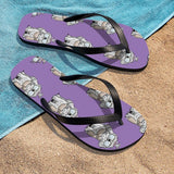 2021 Louis Vuitton Maltese FBC Unisex Flip-Flops