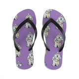 2021 Louis Vuitton Maltese FBC Unisex Flip-Flops