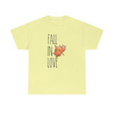 Fall In Love Design Unisex Heavy Cotton Tee