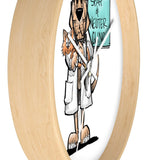 Veterinarian Hound Wall clock - The Bloodhound Shop