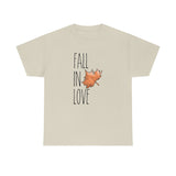 Fall In Love Design Unisex Heavy Cotton Tee