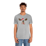 Christmas Moose Hound Bella Canvas Unisex Jersey Short Sleeve Tee | The Bloodhound Shop