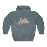 Three Red Hounds Unisex Heavy Blend™ Hooded Sweatshirt | The Bloodhound Shop