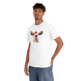Christmas Moose Hound Unisex Heavy Cotton Tee