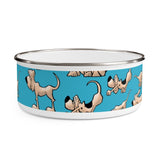 2021 Bloodhound Aqua FBC Enamel Bowl